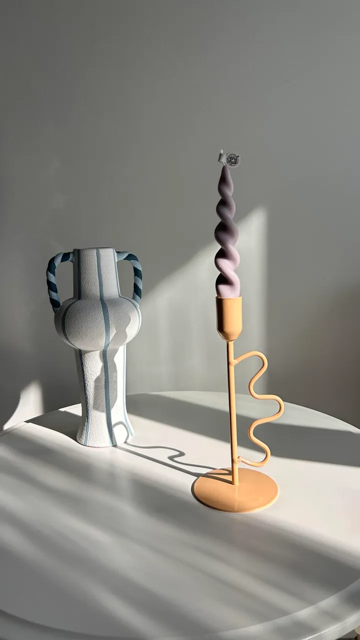 Burgulu Şamdan Mumu küçük görsel 2