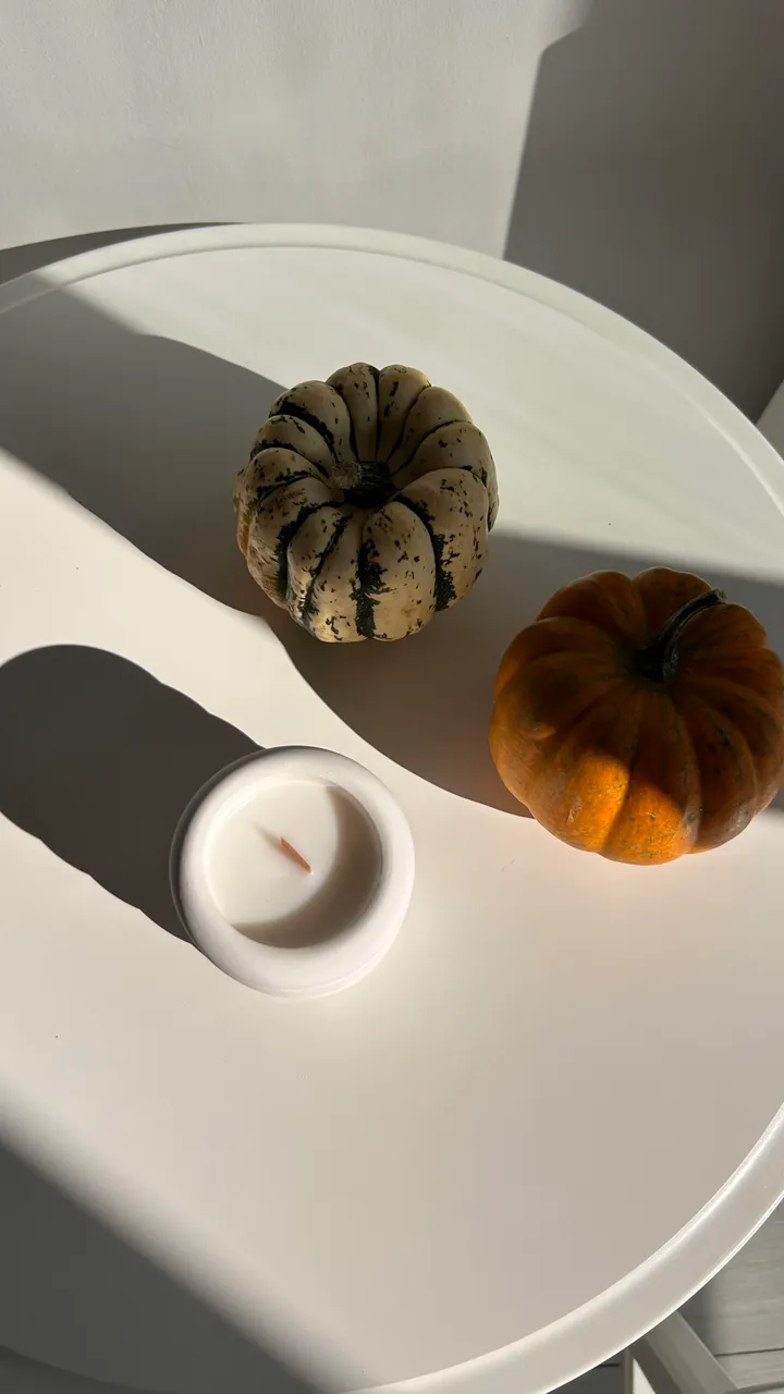 Luma Silindir Taş Mum küçük görsel 2